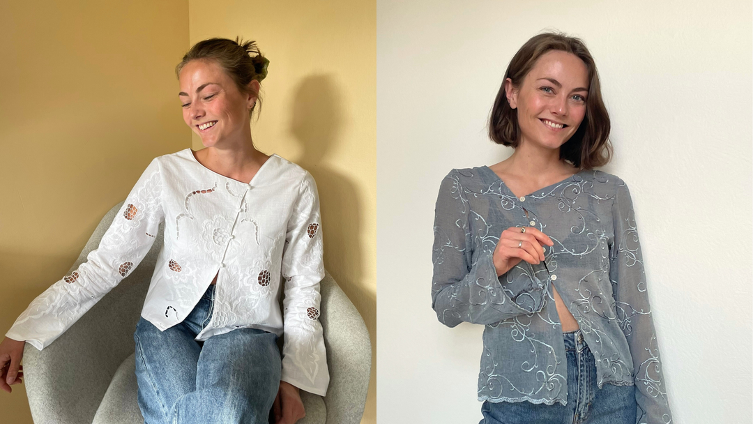 Sy Bella-blusen med Ditte Andy – feminin, enkel og tidløs