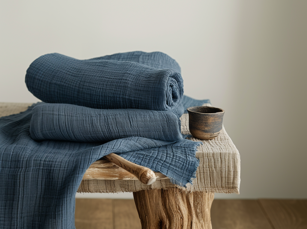 Muslin og Double Gauze – Mykt og pustende stoff til babyklær, bekledning & DIY