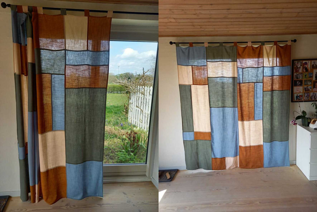 DIY: Sy ditt eget pojagi-gardin i lin/viskose