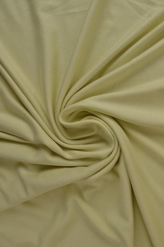 BEIGE VISKOSE JERSEYSTOFF – MYKT, PUSTENDE OG ELASTISK
