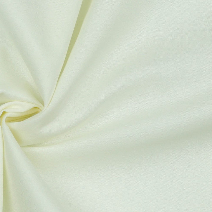 ECRU ØKOLOGISK LETT SEMI TRANSPARENT VOILE STOFF AV BOMULL