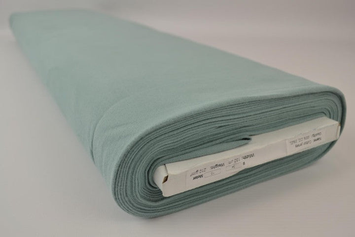VINTAGEGRØNN BOMULLSJERSEYSTOFF – NATURLIG, PUSTENDE & ELASTISK