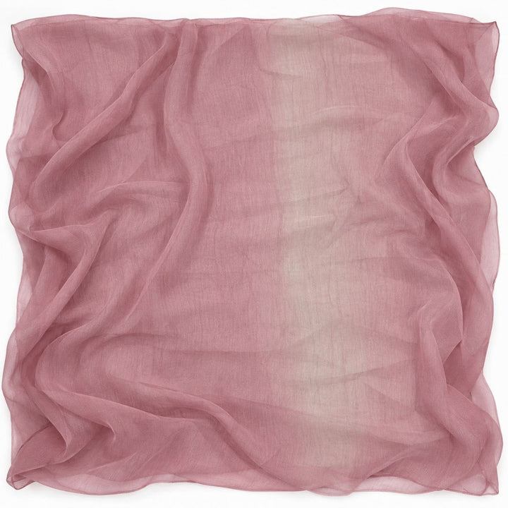 STØVET ROSA SILKECHIFFONG - 130 CM BRED – 2. SORTERING