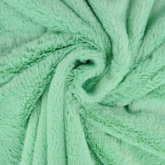 MINTGRØNN MYK PLYSCH – 10 MM LUGG & STREKK