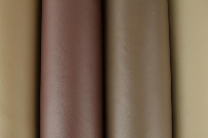imitert skinn premium – drapert i myke folder