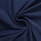 MØRK NAVY BOMULLSJERSEYSTOFF
