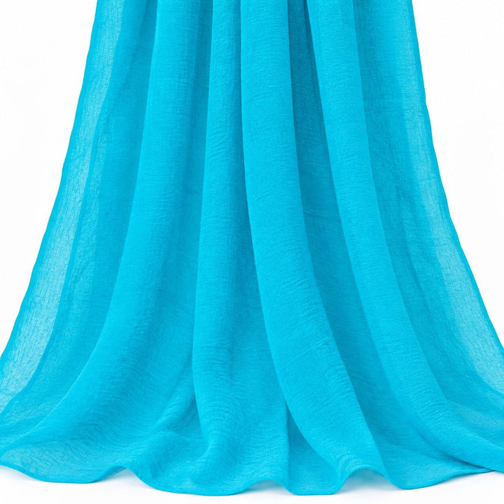 TURKIS SILKECHIFFONG - 90 CM BRED – 2. SORTERING