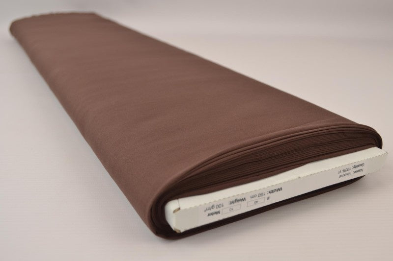 Brun viskosestoff – lett fall & elegant matt glans (bilde 2 av 4)