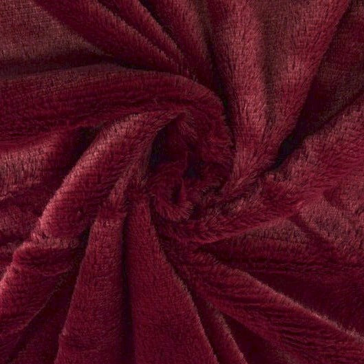 BORDEAUX MYK PLYSCH – 10 MM LUGG & STREKK
