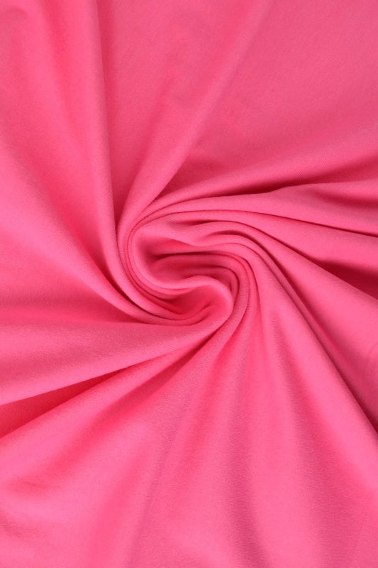 ROSA BOMULLSJERSEYSTOFF – NATURLIG, PUSTENDE & ELASTISK