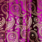 LILLA SATENG JACQUARD STOFF MED PAISLEYMØNSTER