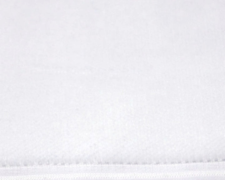 HVITT MICRO VELUR STOFF