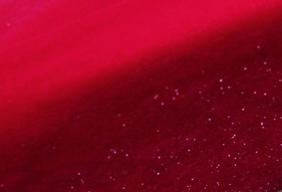 ROSA MICRO VELUR STOFF MED GLITTER