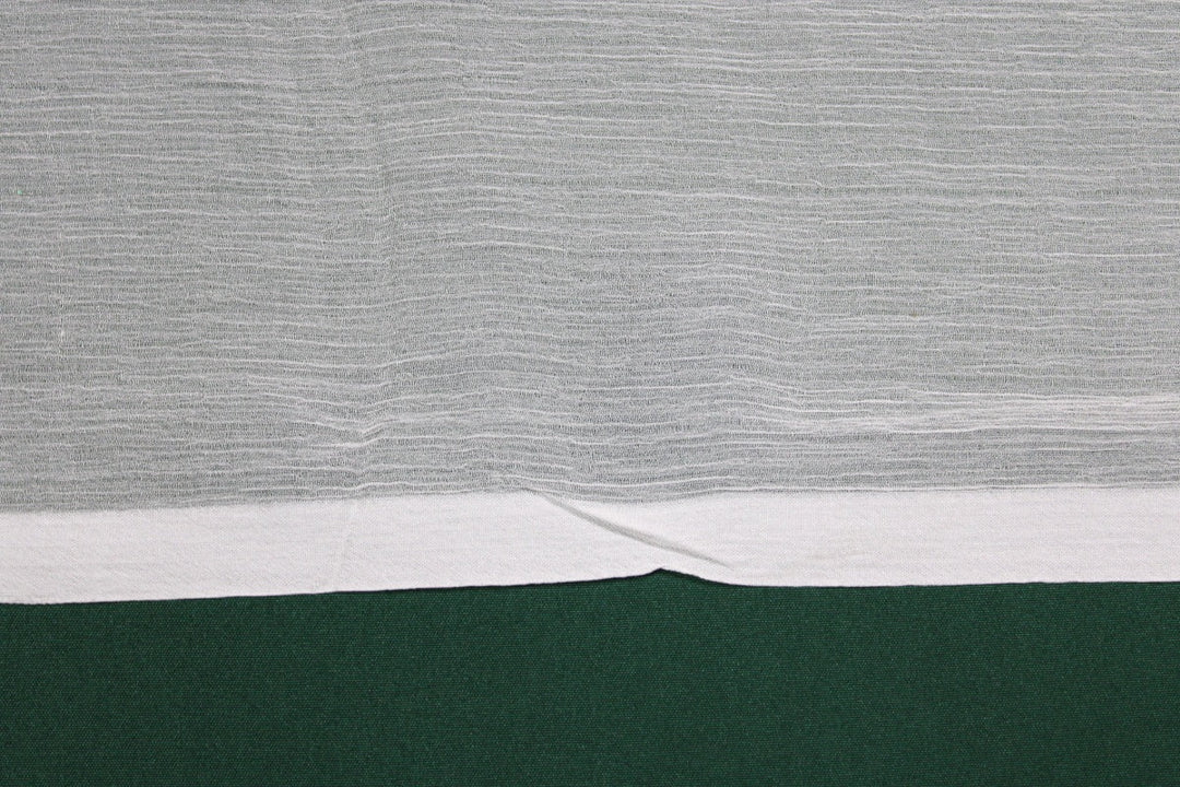 HVIT SILKE CHIFFON STOFF – 140 CM BREDT