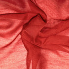 RØDT SILKE CHIFFON STOFF