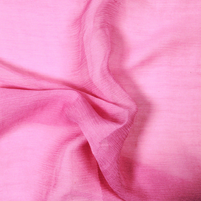 LYSEROSA SILKE CHIFFON STOFF