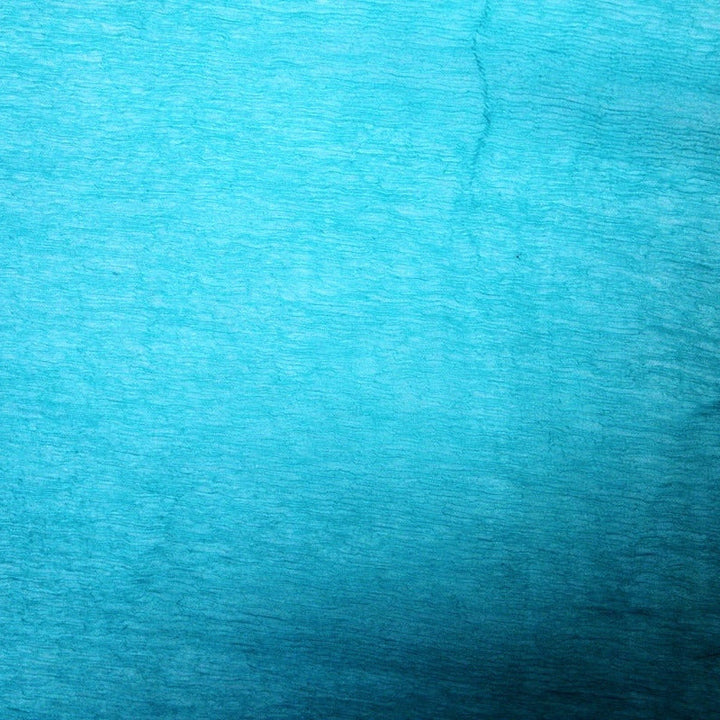 HAVBLÅTT SILKE CHIFFON STOFF