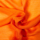 ORANGE SILKE CHIFFON STOFF