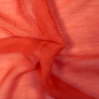 KOBBERFARGET SILKE CHIFFON STOFF