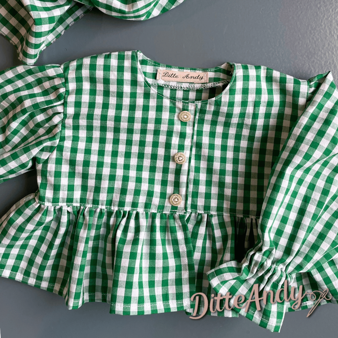 BERTA BLUSE SØMØNSTER BARN – DESIGNET AV DITTE ANDY (STR. 50-98)