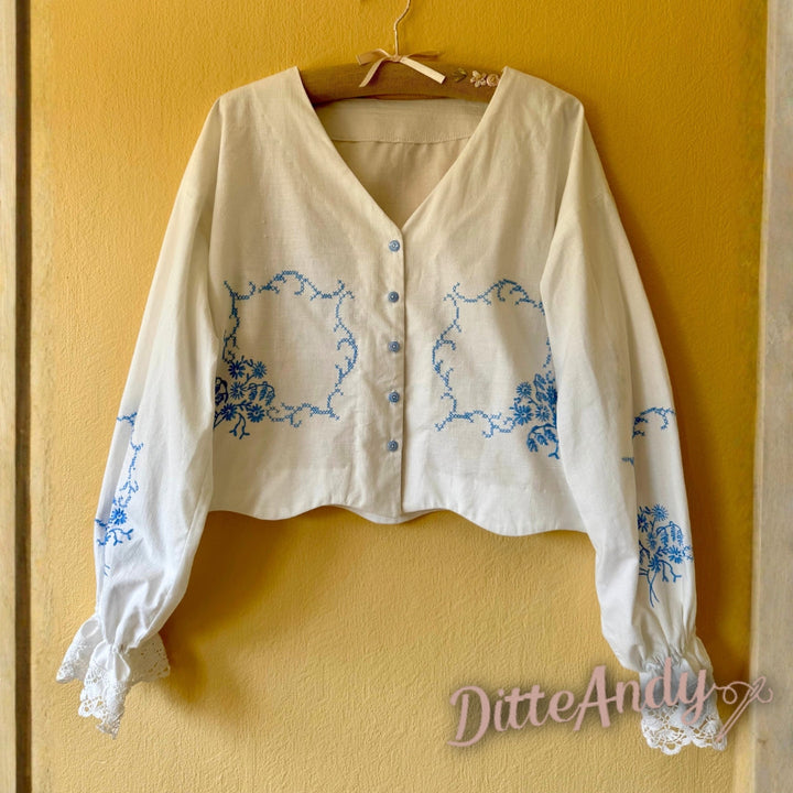 Daisy bluse sømønster – designet av ditte andy (str. 34-50) (bilde 6 av 6)