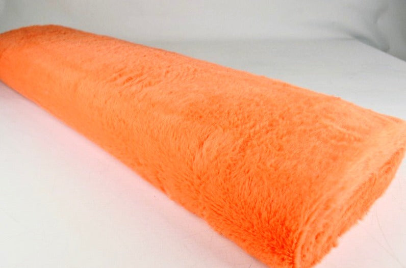 ORANSJE MYK PLYSCH – 10 MM LUGG & STREKK