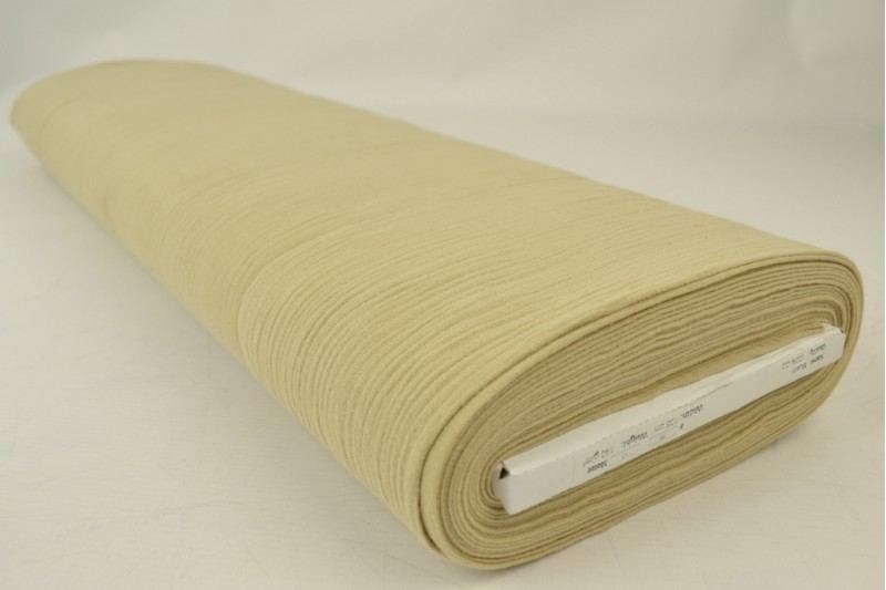 BEIGE DOBBELTLAGET MUSSELINSTOFF (DOUBLE GAUZE) – MYKT OG PUSTENDE