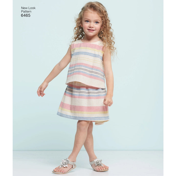New look symønster til skjørt, shorts og topp – str. 3-8 år (bilde 3 av 8)