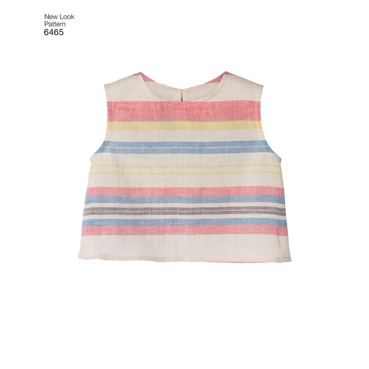 New look symønster til skjørt, shorts og topp – str. 3-8 år (bilde 7 av 8)