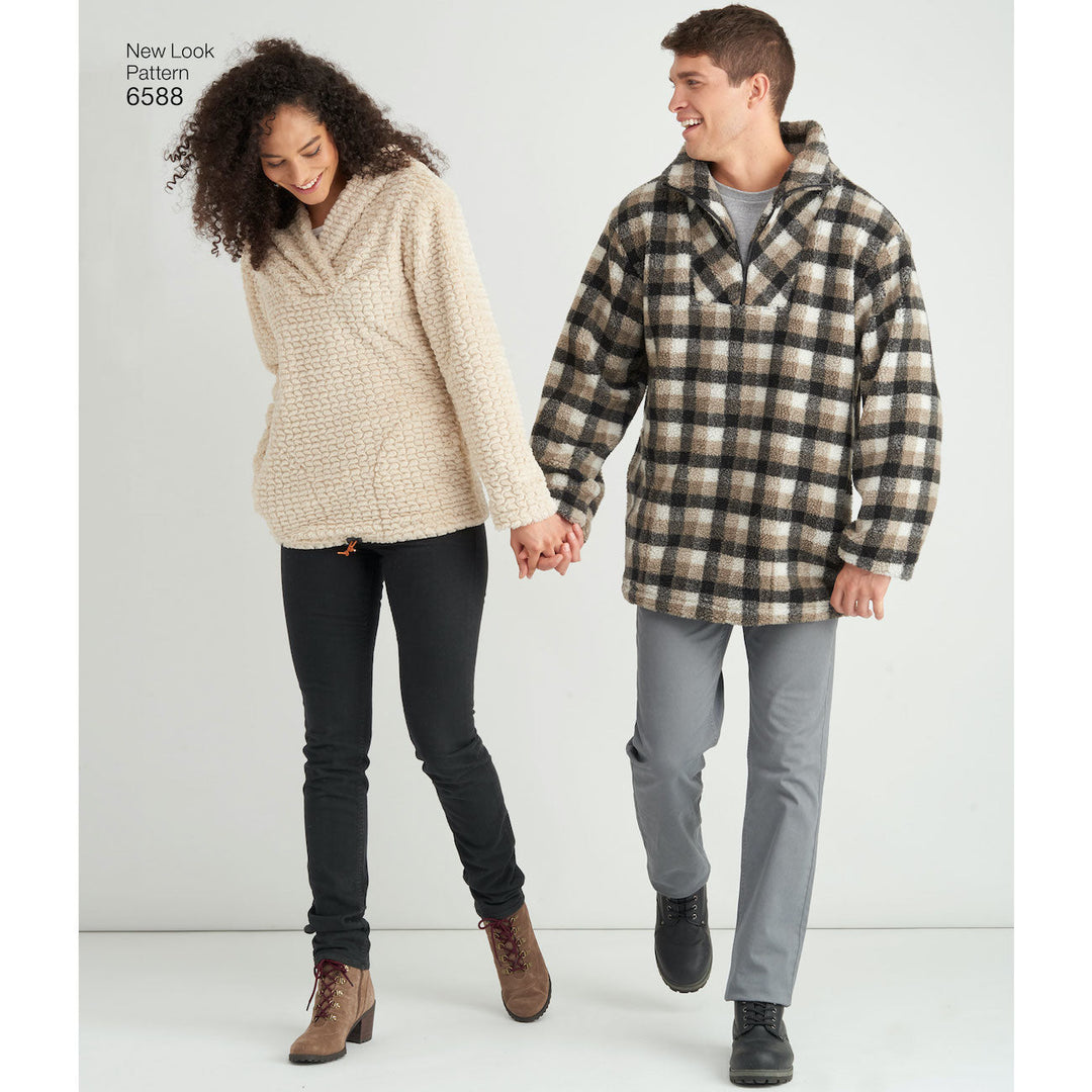 New look symønster til unisex overtrøye i 3 varianter (bilde 4 av 5)
