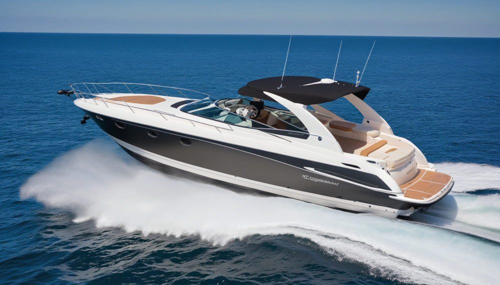 BLÅ NAUTIC KALESJE- OG MARKISESTOFF – UV-RESISTENT, VANNAVVISENDE OG MUGGRESISTENT