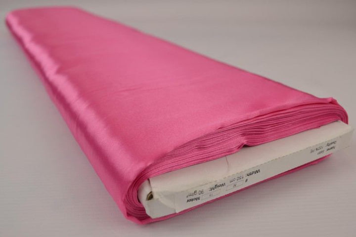 ROSA SATENG STOFF – LETT & GLANSFULLT