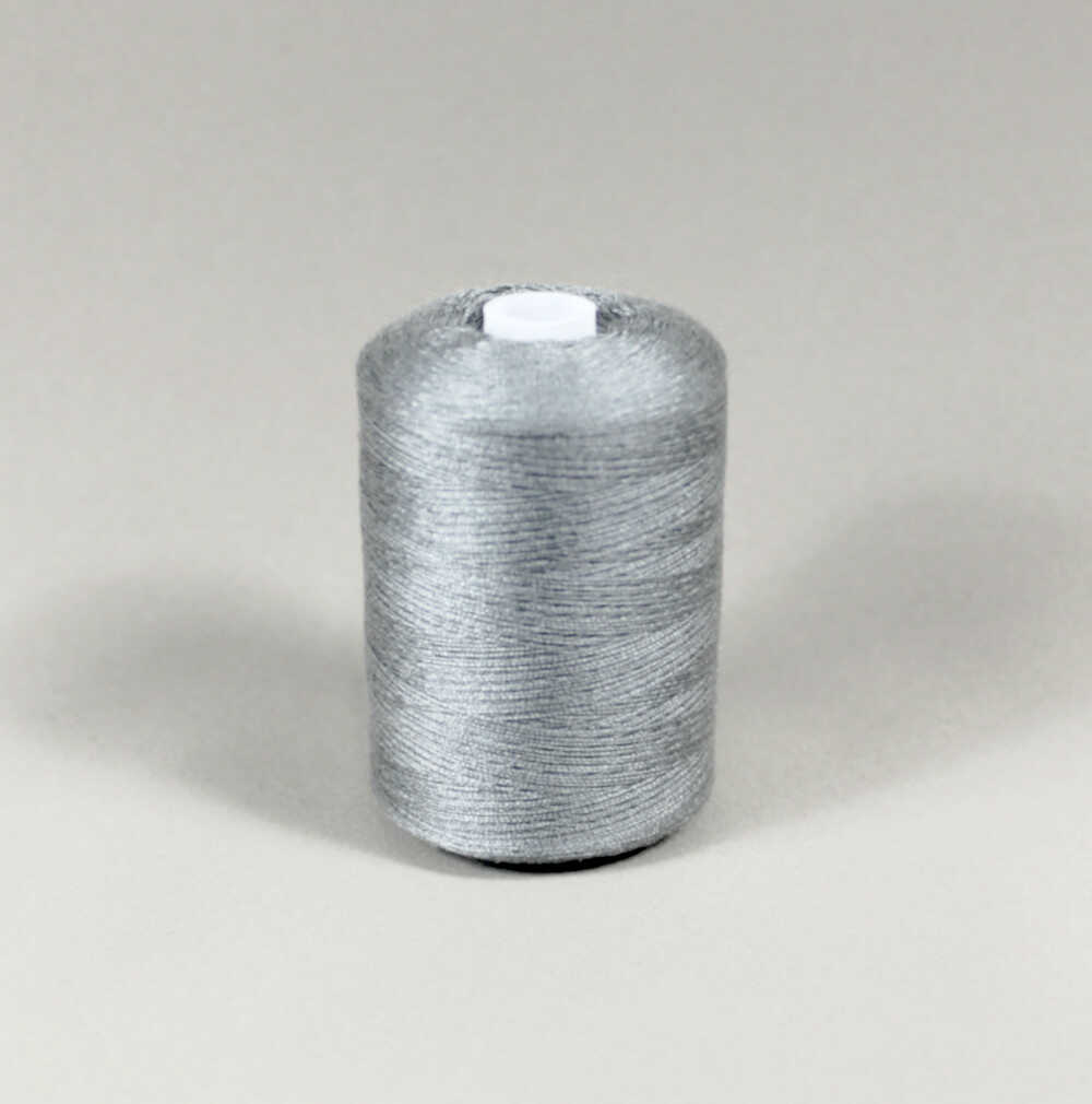 SØLVGRÅ STERK POLYESTER SYTRÅD