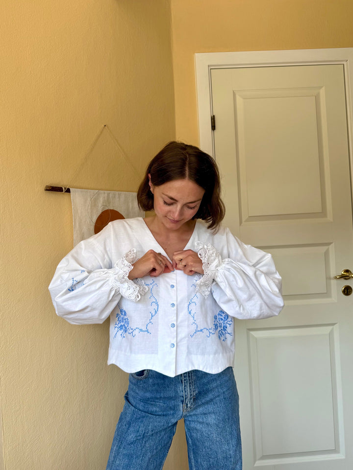 Daisy bluse sømønster – designet av ditte andy (str. 34-50) (bilde 3 av 6)