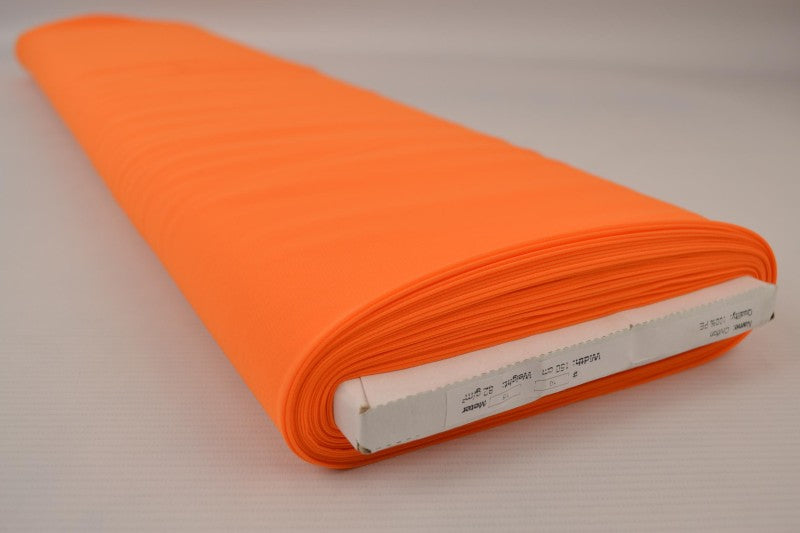 ORANGE CHIFFON – LETT, GJENNOMSIKTIG & MED FLOTT FALL