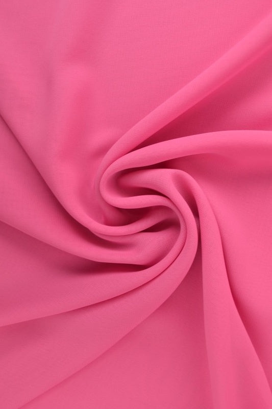 PINK CHIFFON – LETT, GJENNOMSIKTIG & MED FLOTT FALL
