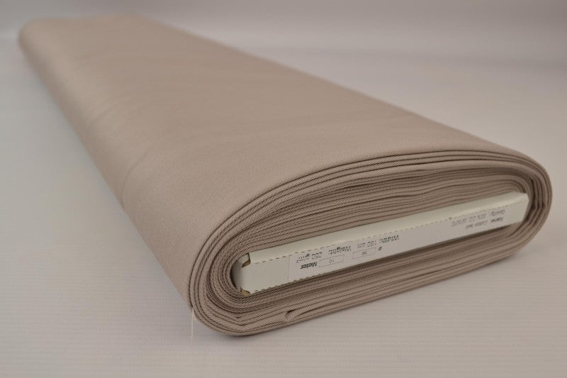 TAUPE BOMULLSTWILL – KRAFTIG & FORMSTABIL