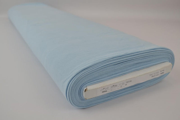 BABYBLÅ BOMULLSJERSEYSTOFF – NATURLIG, PUSTENDE & ELASTISK