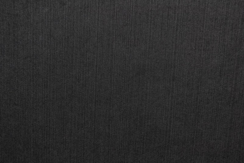 MØRKEGRÅ UVASKET DENIM MED STREKK – 370 G/M²