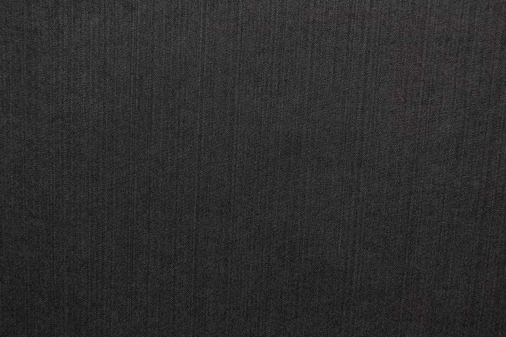 MØRKEGRÅ UVASKET DENIM MED STREKK – 370 G/M²