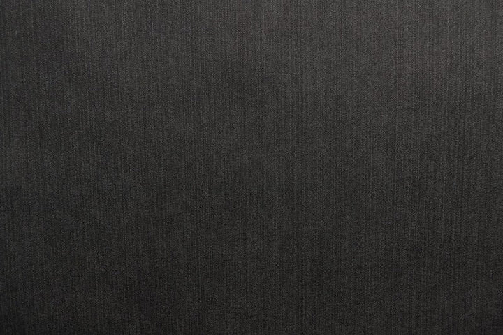 MØRK ANTRASITT UVASKET DENIM MED STREKK – 370 G/M²