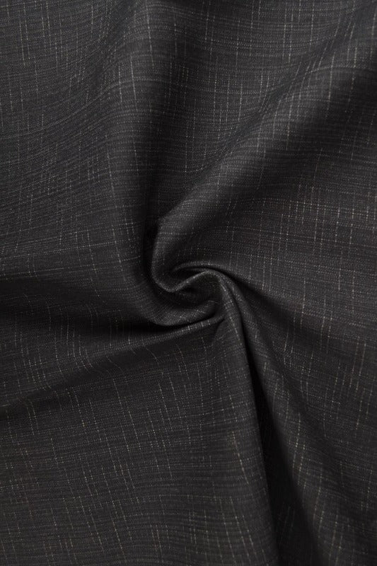 SORTMELERT UVASKET DENIM MED STREKK – 370 G/M²