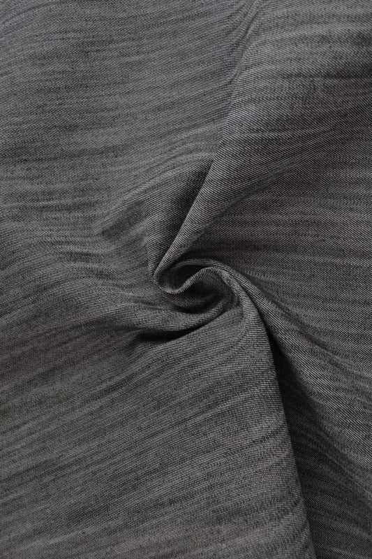 GRÅ UVASKET DENIM MED STREKK – 370 G/M²