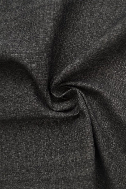 KOKSGRÅ UVASKET DENIM MED STREKK – 370 G/M²