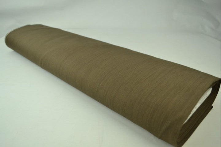 BRUN UVASKET DENIM MED STREKK – 370 G/M²