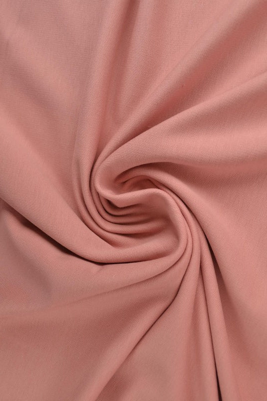 VINTAGE ROSA FRENCH TERRY – MYK BOMULLSSTRIKK MED STREKK