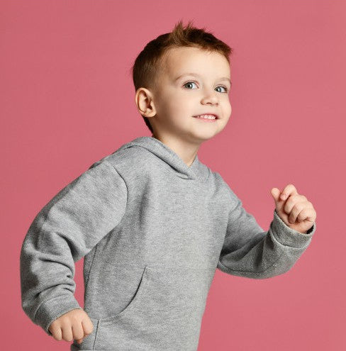 SORT FRENCH TERRY – MYK BOMULLSSTRIKK MED STREKK