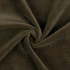 TAUPE BOMULLSVELUR MED STREKK