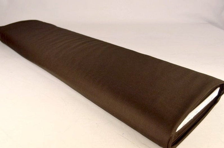 Brun charmeuse fôr med strekk (bilde 2 av 2)