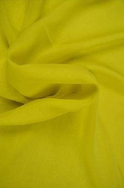 Neongul chiffon – lett, gjennomsiktig & med flott fall (bilde 1 av 7)